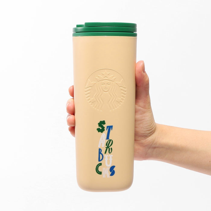 Starbucks Japan - SHOGO SEKINE 2024 - 1. Recycled PP Tumbler Beige 473ml