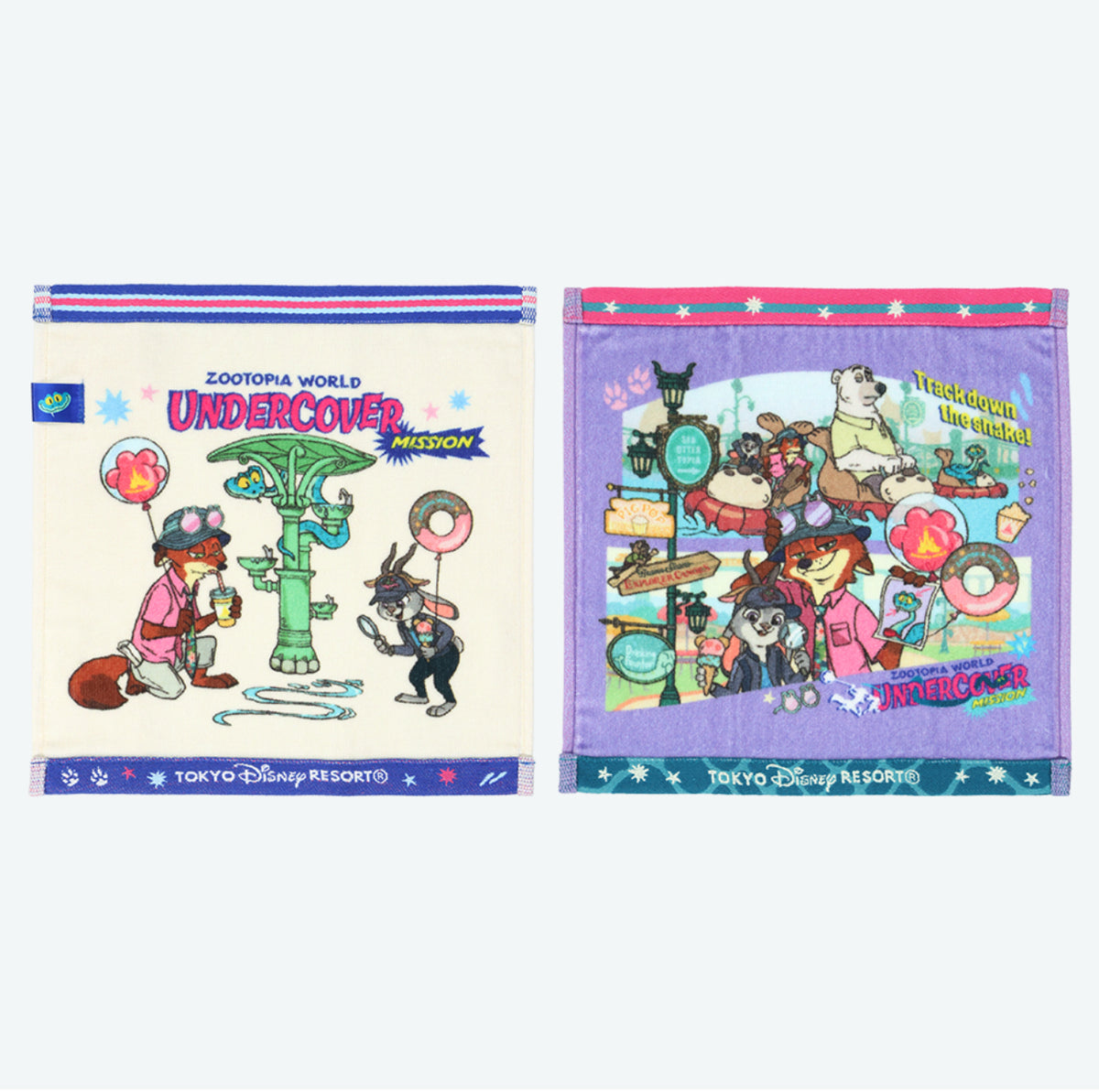 TDR - Zootopia World Undercover Mission Collection x Mini Towelsl