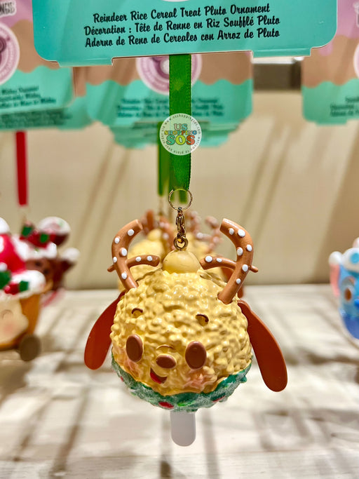 DLR/WDW - Munchlings - Pluto Reindeer Rice Cereal Treat Ornament