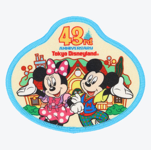 TDR - 2026 Tokyo Disneyland 43rd Anniversary Collection x Mickey & Minnie Mouse Patch (Release Date: Apr 15, 2026)