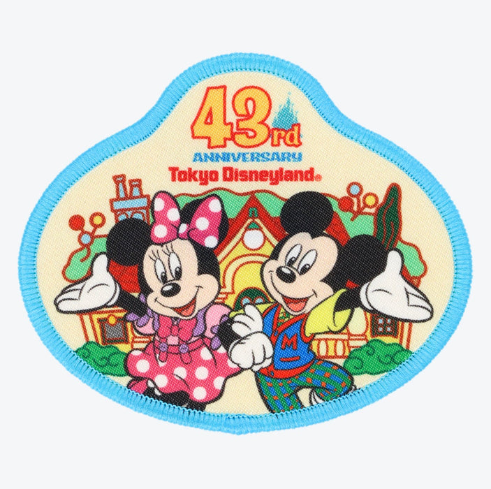 TDR - 2026 Tokyo Disneyland 43rd Anniversary Collection x Mickey & Minnie Mouse Patch (Release Date: Apr 15, 2026)