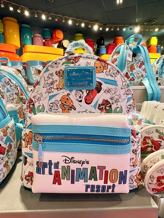 WDW - Disney’s Art of Animation Resort - Loungefly Animation Sketch All-Over-Print Backpack