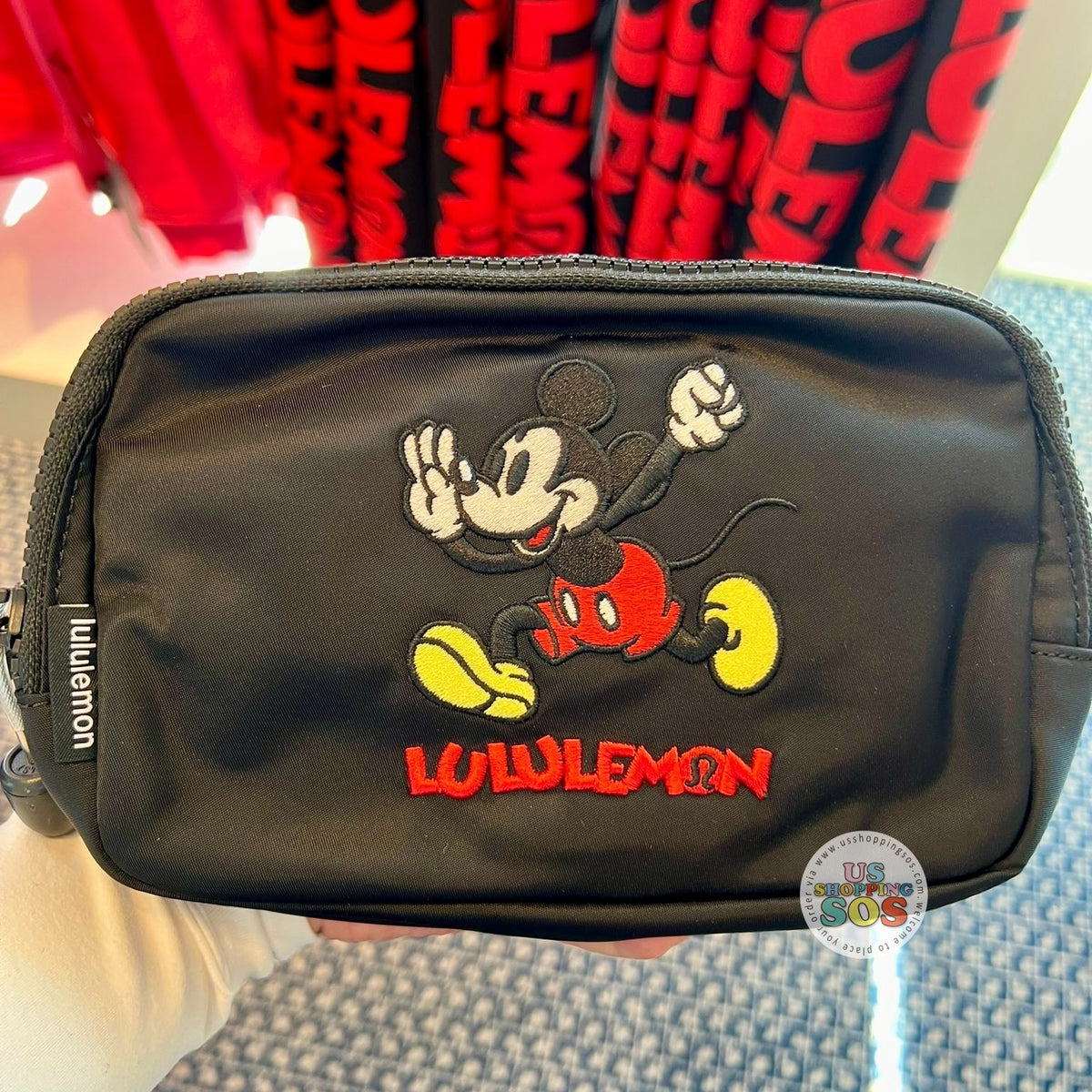 DLR/WDW - Disney x Lululemon Mickey Mouse Black Everywhere Belt