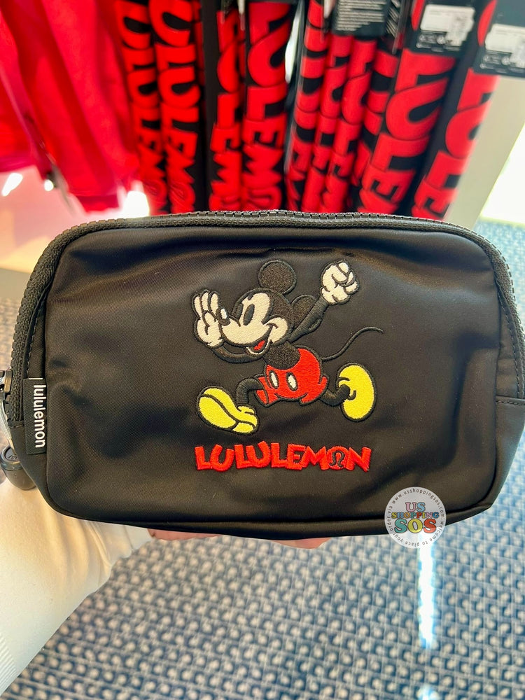 DLR/WDW - Disney x Lululemon Mickey Mouse Black Everywhere Belt Bag 1L