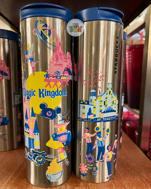 WDW - Starbucks Discovery Series - “Magic Kingdom” Stainless Steel Bottle