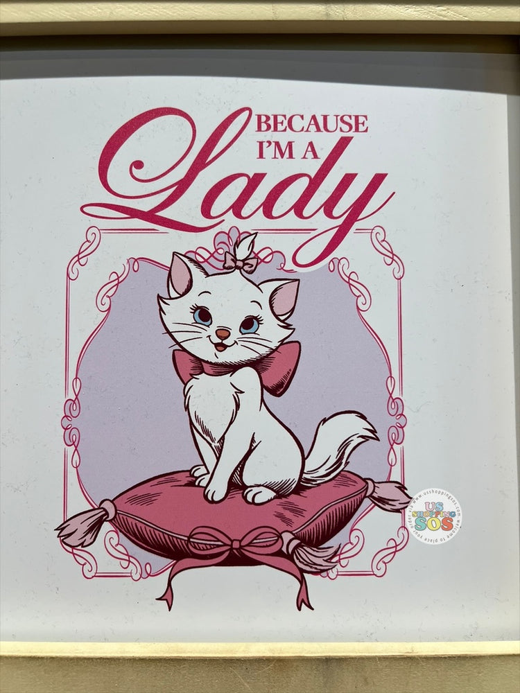 DLR/WDW - The Aristocats Marie Because I’m a Lady White Graphic Tee (Adult)