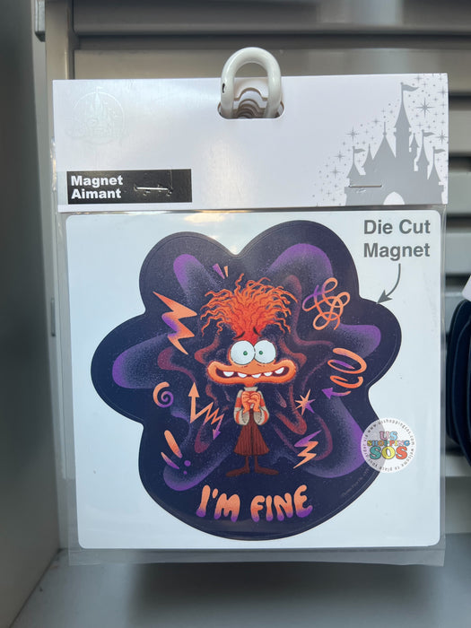 DLR/WDW - Inside Out 2 - Anxiety “I’m Fine” Die-Cut Magnet