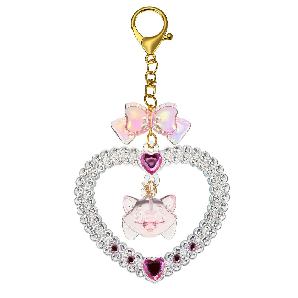 JDS - 2026 Heart Glitter Lovely x Marie Fashionable Cat Keychain
