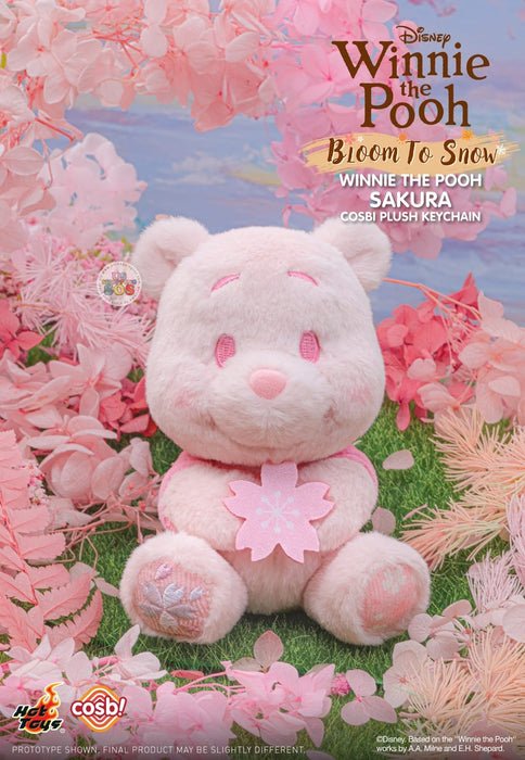 Hot Toy Cosbi - Winnie the Pooh ‘Bloom to Snow’ Plush Keychain Blind Box