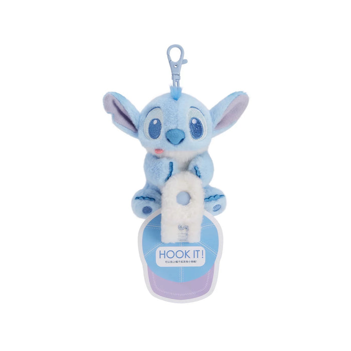 SHDS - 2025 Cute & Moving Fall Collection x Stitch Fluffy ‘Hook It’ Plush Keychain (Release Date: Aug 26, 2025)