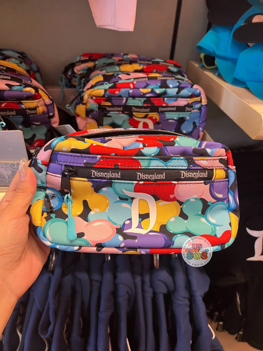 DLR/WDW - Color Mickey Balloon Headband Friendly Fanny Pack