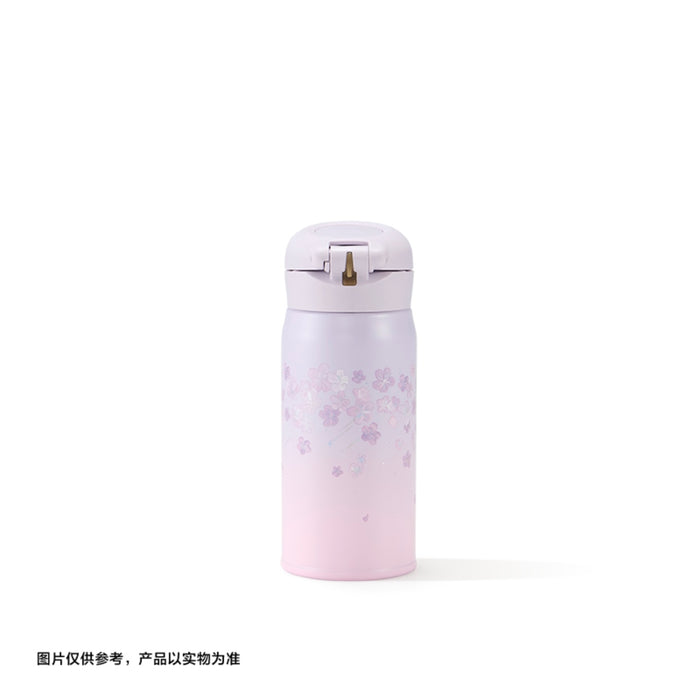 Starbucks China - Twilight Sakura 2026 - 22O. Cherry Blossom Thermos Stainless Steel Handy Bottle 350ml