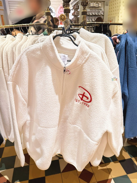 DLP - Minnie Mouse Quarter Zip Sherpa For Adults