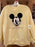 DLR/WDW - Mickey Mouse Face Icon Park Logo Butter Yellow Fleece Pullover (Adult)