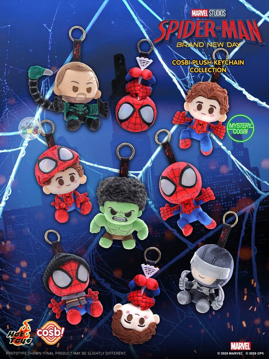 Hot Toys Cosbi - Spider-Man: Brand New Day Blind Box Plush Keychain