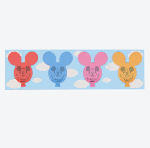 TDR - Mickey Mouse Shaped Balloon Transparent Note Set Size M(Release Date: Mar 7)