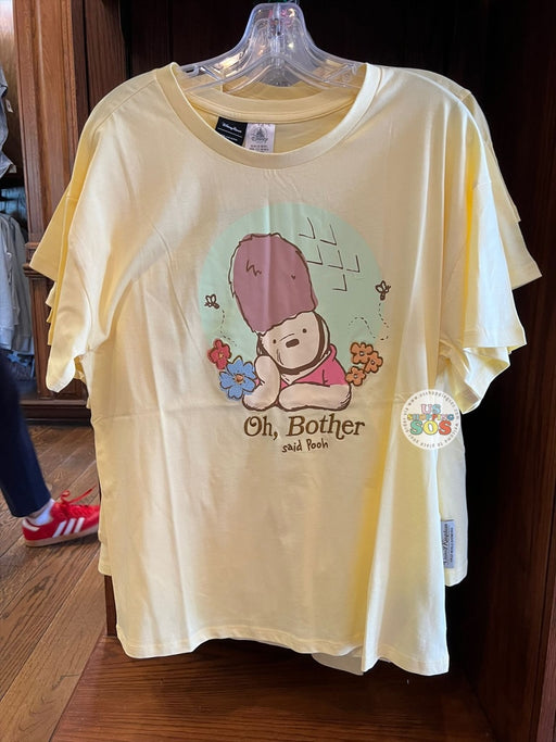 WDW - Epcot World Showcase United Kingdom 🇬🇧 - Her Universe 2026 Classic Pooh British Guard Butter Yellow Graphic T-shirt (Adult)