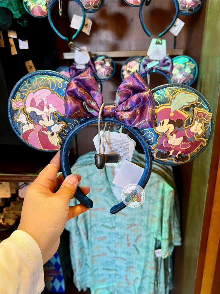 WDW - Epcot World Showcase Italy 🇮🇹 - Carnevale 2025 - Mickey & Minnie Ear Headband