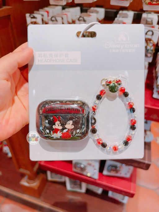 SHDL - Mickey and Friends "Modern Shanghai Collection x Mickey & Minnie Mouse AirPods Pro 2 Case Wireless Headphones Charging Case with Strap