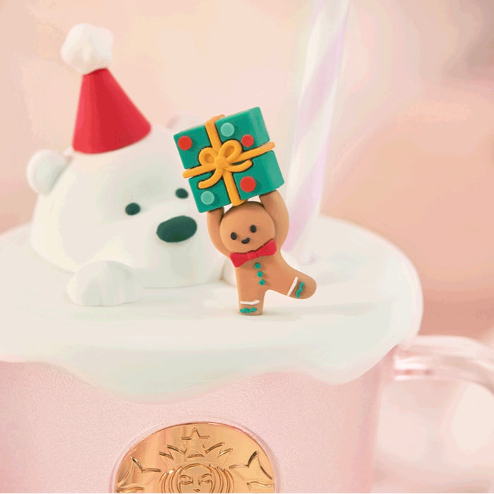 Starbucks 2021 Holiday: Polar Bear Glass Mug