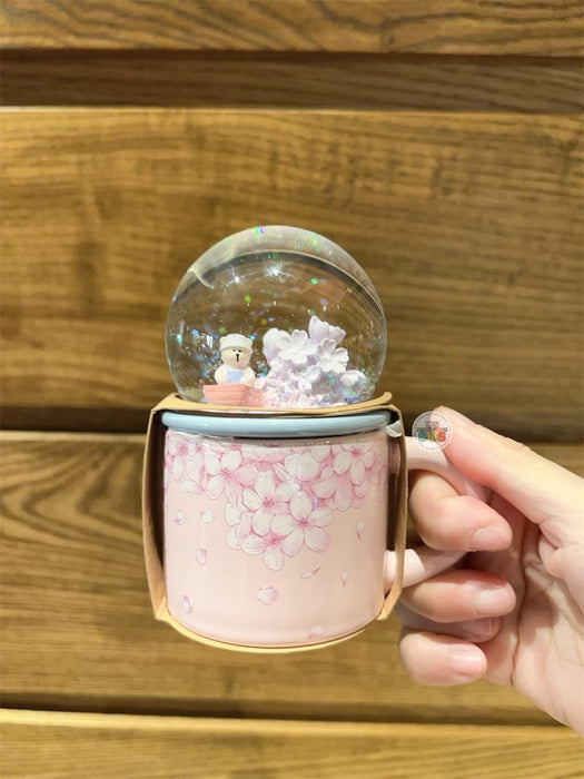 Starbucks Hong Kong - Sakura Cherry Blossom 2024 Collection x CHERRY BLOSSOM SECRET GARDEN MUG WITH SNOW GLOBE 3OZ