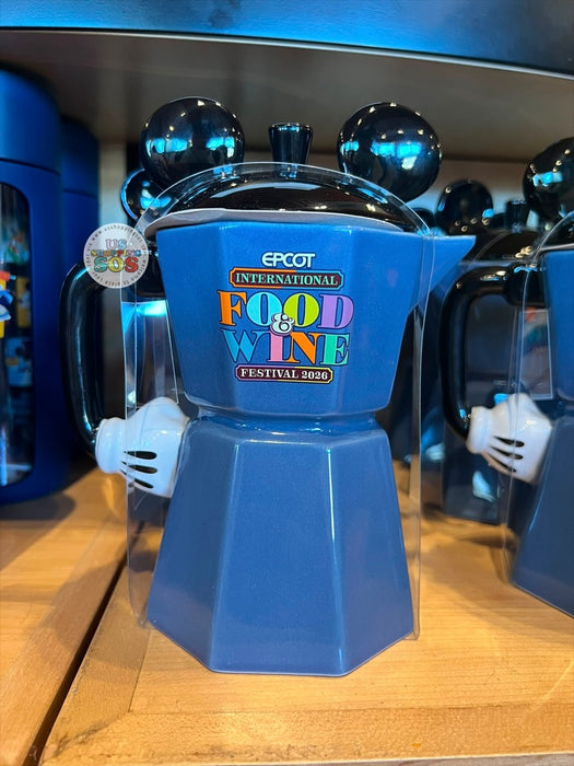 WDW - Epcot Food & Wine Festival 2026 - Festival Logo Coffee Pot