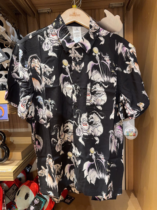 HKDL - 2026 Disney Halloween - Disney Villians x Disney Villians Woven Shirt for Adults
