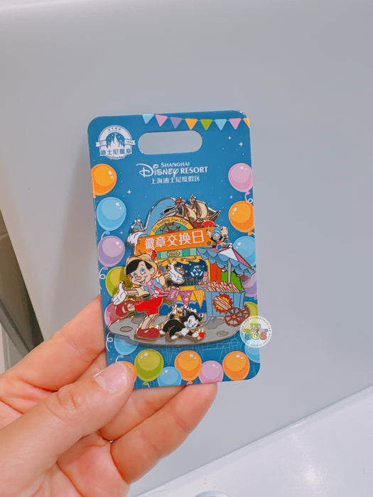 SHDL - 2025 Pin Trading Fun Day Collection x Pinocchio & Figaro Pin Badge Limited Edition of 500