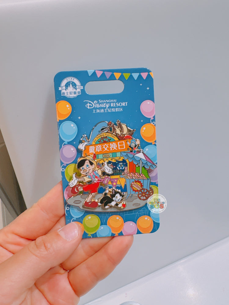 SHDL - 2025 Pin Trading Fun Day Collection x Pinocchio & Figaro Pin Badge Limited Edition of 500