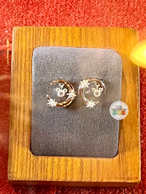 DLR/WDW - Rebecca Hook Mickey Icon Crecent Moon Earrings