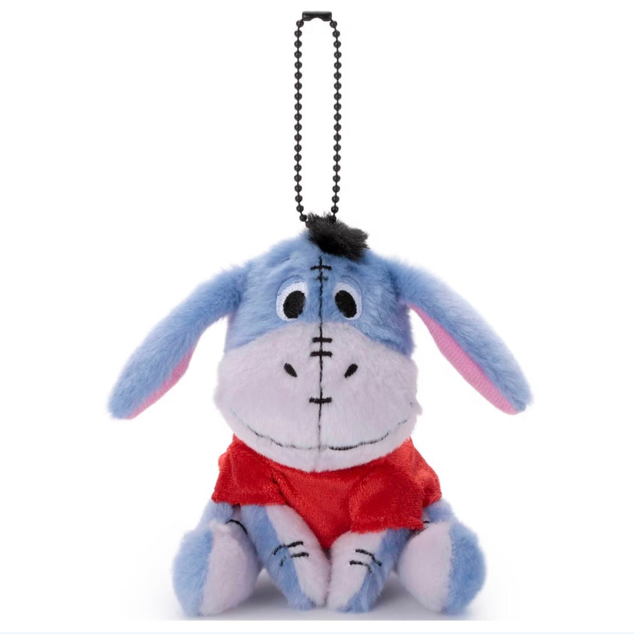 Japan Takara Tomy - Winnie the Pooh 100th Anniversary x Eeyore Red Shirt Pop Ball Plush Keychain (Release Date: Jul 18, 2026)