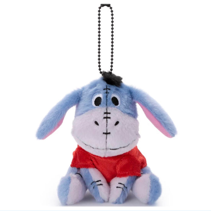 Japan Takara Tomy - Winnie the Pooh 100th Anniversary x Eeyore Red Shirt Pop Ball Plush Keychain (Release Date: Jul 18, 2026)