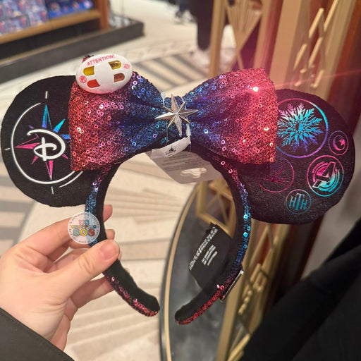 DLP - 2026 Disneyland Paris Disney Adventure World Minnie Mouse Sequin Ears Headband
