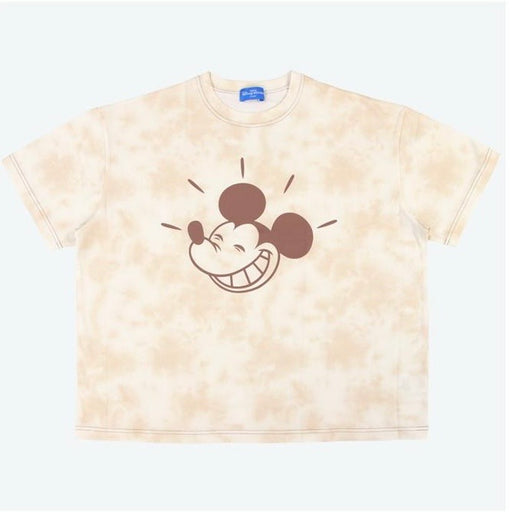 DR - Mickey Tie-Dye Oversize T Shirt for Adults (Latte)