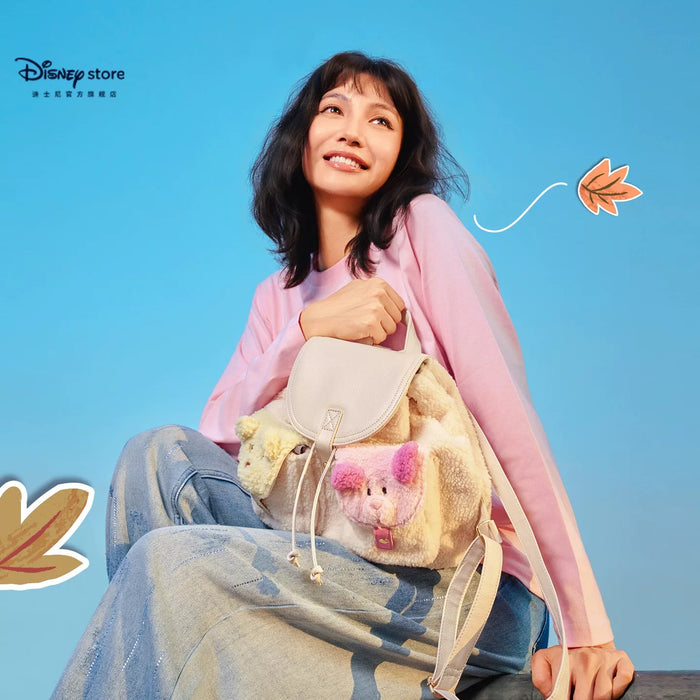SHDS - 2025 Cute & Moving Fall Collection x Fluffy Winnie the Pooh & Piglet Backpack (Release Date: Aug 26, 2025)