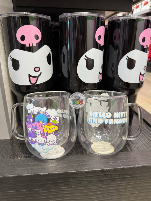 Universal Studios - Sanrio Hello Kitty & Friends Double-Wall Glass Mug