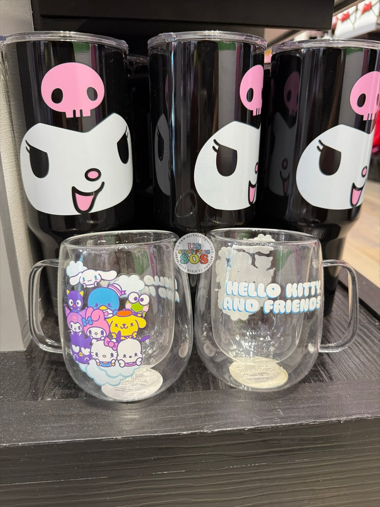 Universal Studios - Sanrio Hello Kitty & Friends Double-Wall Glass Mug
