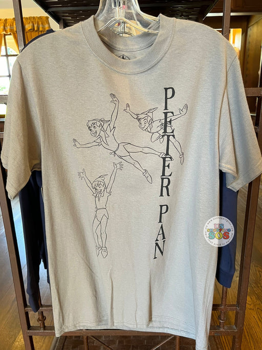 WDW - Epcot World Showcase UK - Peter Pan Cool Beige Graphic T-shirt (Adult)