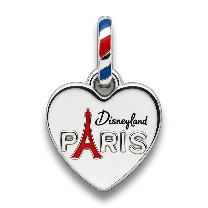 DLP - 2026 Mickey & Minnie Disneyland Paris Pandora Double Heart Dangle Charm