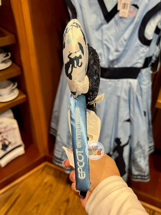 WDW - Epcot World Showcase UK - Mary Poppins Sequin Bow Ear Headband