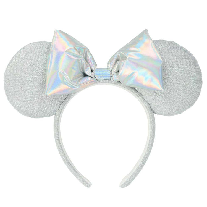TDR - Minnie Mouse Glittering Metallic Ear Headband Color: Silver (Release Date: May 8, 2025)