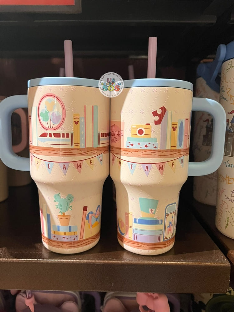 DLR/WDW - Disney Parks Bookshelf Stainless Steel Tumbler 22.7oz