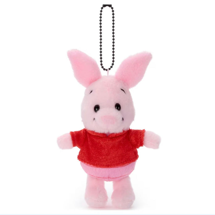 Japan Takara Tomy - Winnie the Pooh 100th Anniversary x Piglet Red Shirt Pop Ball Plush Keychain (Release Date: Jul 18, 2026)