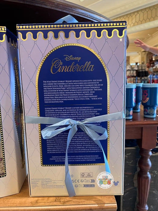 WDW - Walt Disney World 55th Anniversary - Cinderella Limited Edition Doll LE 5000