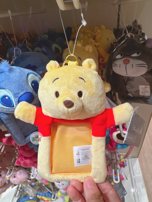 HKDL - Winnie the Pooh Plushy Card Holder with Clear Window