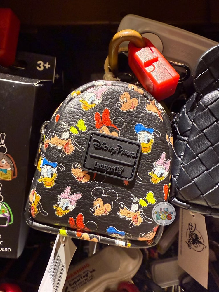 DLR/WDW - Loungefly Mickey & Friends Mini Backpack Bag Charm