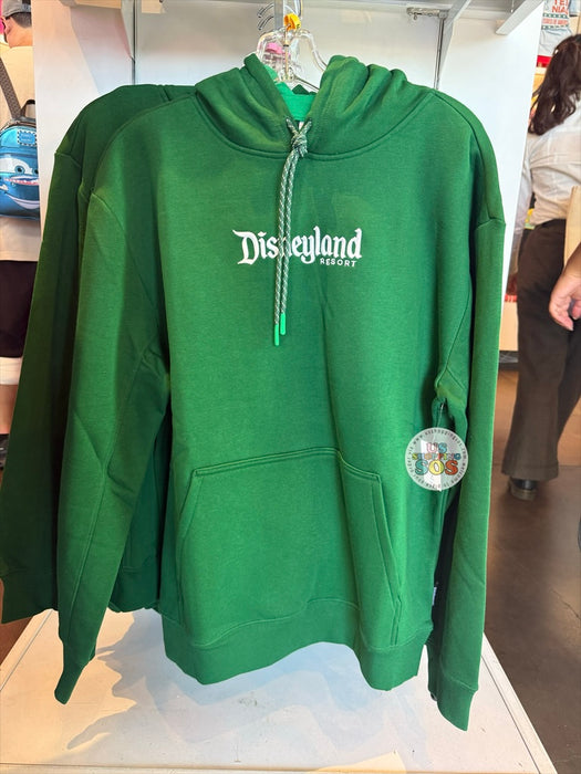 DLR/WDW - Logo Mania 2026 The Tiki Tiki Tiki Room - Emerald Green Park Logo Hoodie Pullover (Adult)