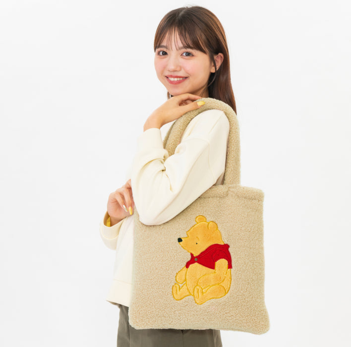 TDR - Classic Winnie the Pooh Fluffy Boa Tote Bag