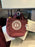 DLR/WDW - Disneyland Vintage D 2026 - Dark Burgundy Coin Pouch Keychain