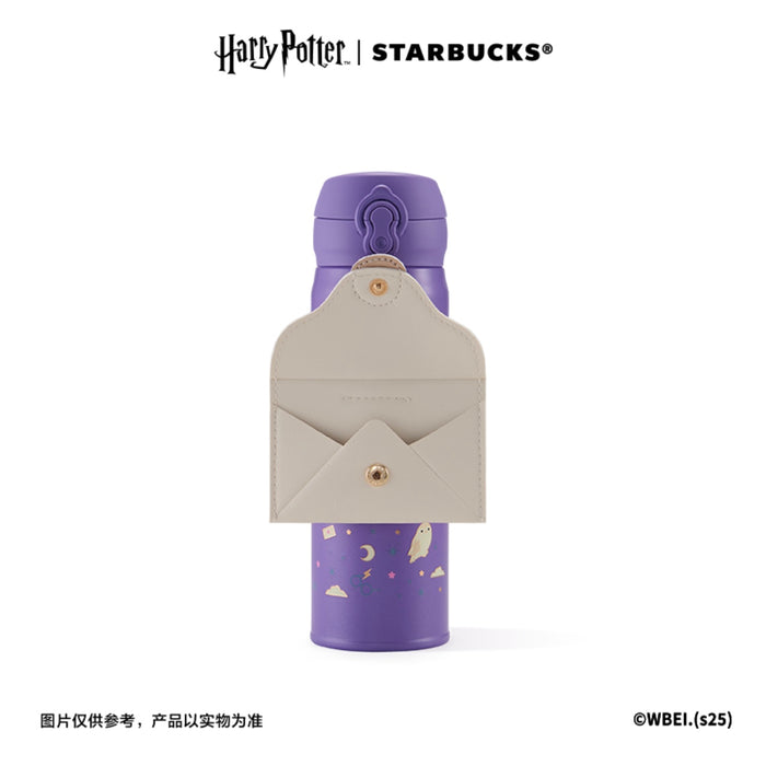 Starbucks China - Harry Potter x Starbucks - Thermos Hedwig Stainless Steel Handy Bottle 500ml with Card Holder